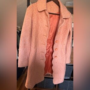 Metisu Women's coral Wool Coat